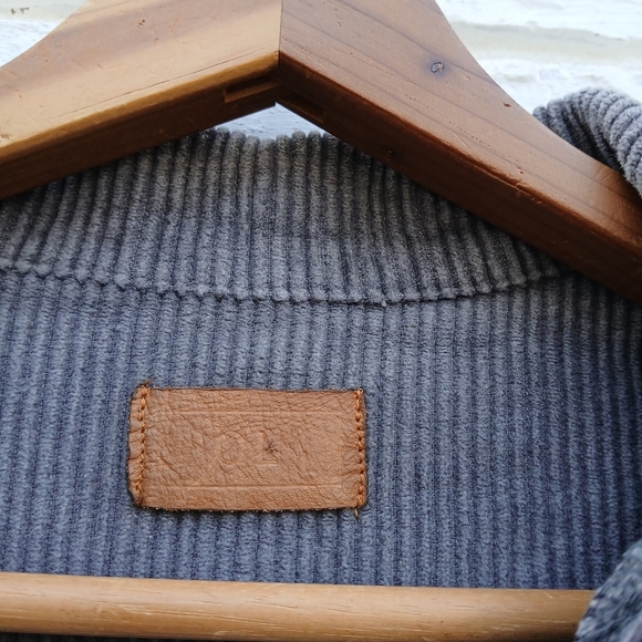 POL Gray Corduroy Jacket Destroyed Hem - Picture 5 of 8